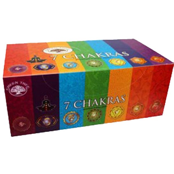 INCENSO INDIANO SATYA GREEN TREE - 7 CHAKRAS INCENSO INDIANO SATYA GREEN TREE - 7 CHAKRAS